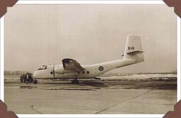 RCAF Caribou on ground