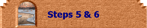 Steps 5 & 6