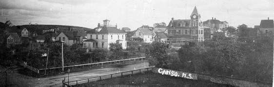 [View of Center Town Canso]
