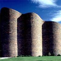 Grand Prairie Regional College silo-like structures