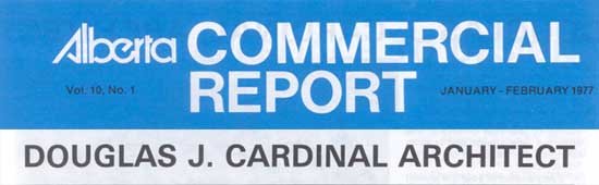 Title block of Alberta Commercial Report, January-February 1977