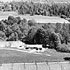 Aerial view of Jim's hop yard and the Gremmet farm on Promontory. P4755.