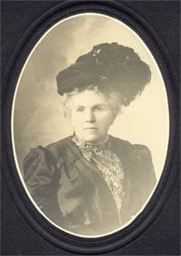 Formal portrait of Hannah Chadsey, ca. 1890