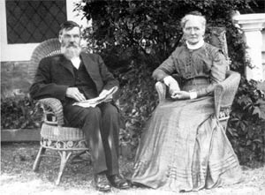 formal portrait of George Randall and Sarah Ann Ashwell