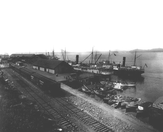Prince Rupert, B.C., GTP Docks, 1913