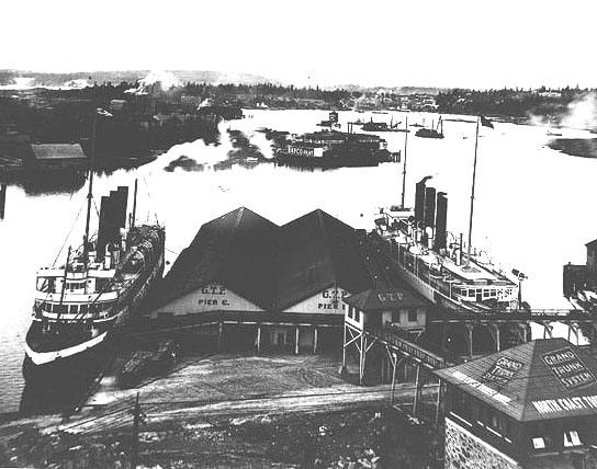 Docks at Victoria, B.C., ca. 1914