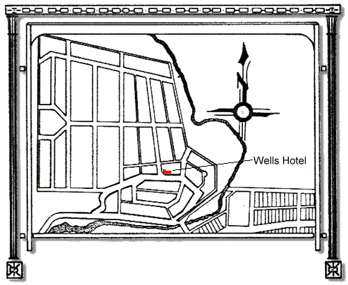 Wells Hotel / Inset Map