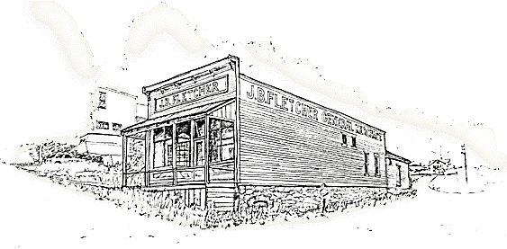 Fletcher Store, Ainsworth / Sketch