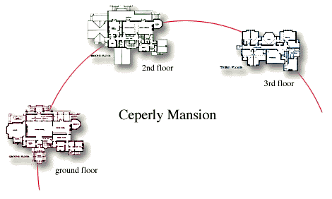 Ceperly Mansion - Floor plans