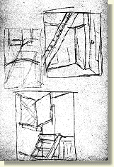 Sketch of Attic Stairs