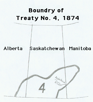 Boundry of Treaty No. 4