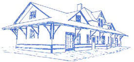 Sketch of the Radville Train Station