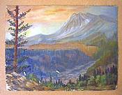 "Fernie Mountain" oil, 1947