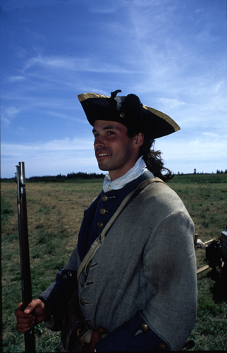 Animation - close-up of a soldier
Photographer: Parks Canada / Fortress of Louisbourg
Date of Photograph: 1995
05-J-07-2032