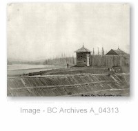 Fort Langley, 1862 (14kb)