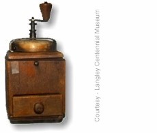 Coffee Grinder - no Starbucks back then.