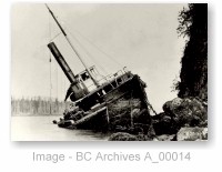 Wreck of the S.S. Beaver - Ouch! that's gotta hurt...