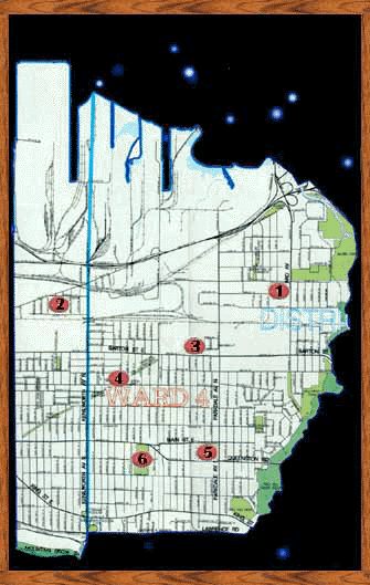 Imagemap of Ward 4