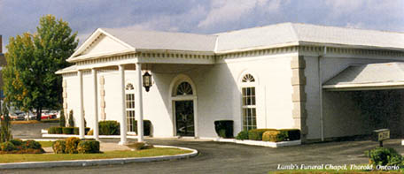 Lamb's Funeral Chapel, Thorold, Ontario