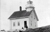 The first Sainte Croix Island lighthouse (U.S. Coast Guard)