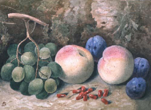 Peaches, Plums and Grapes (n.d.)