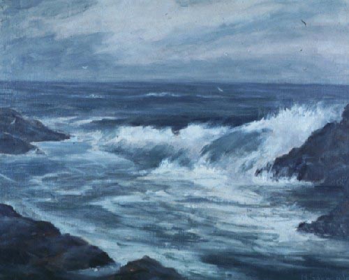 Marjorie Spenceley, Breaking Surf, Atlantic, (n.d.)