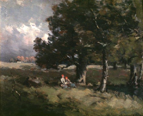 Two Figures under a Beech Tree (c.1905)