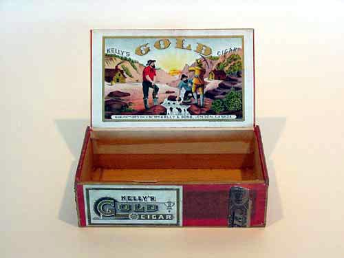 Kelly's Gold cigar box