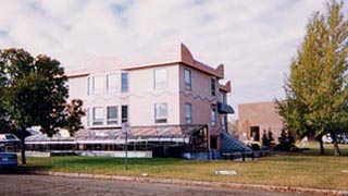 Vue extérieure du Centre culturel Marie-Anne-Gaboury