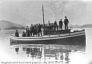 Commercial fishing boat (troller)
The Knox leaving Granite Bay, c. 1924. 