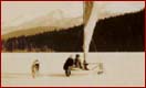 ice boating on the lake