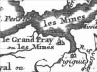 Bellin, Jacques-Nicolas, Carte de la partie orientale de la Nouvelle France ou du Canada, 1744. Bibliothque nationale du Qubec.