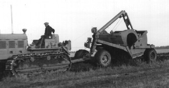 Grading of field for landing spot