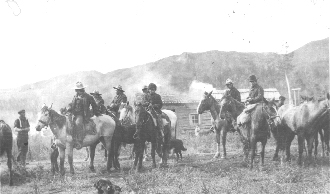 A.M. Benzanson 1906 - First Nations Peoples at Hudson's Bay Post