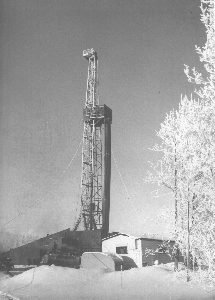 Early '50's oil rig