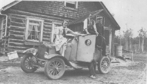 Dr. Garnet Kearney's homemade car