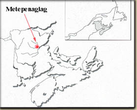 Map Of Metepenagiag
