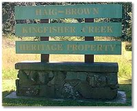 Haig-Brown

Kingfisher Creek Heritage Property Sign