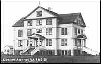 Lutheran college, Camrose, Alberta. College established in 1911, building erected in 1912.