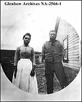 John Ware with his wife, Mildred
