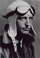 Lt. Ronald Groome, first licensed commercial pilot