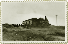 Premier train à Donnelly, 1915