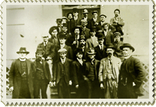 Groupe de premiers colons, 1912