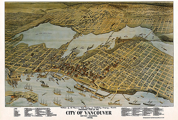 Map of Vancouver: 1898