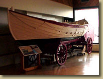 Beebe Lifeboat on display at the Maritime Museum of the Atlantic, Halifax, Nova Scotia, Canada