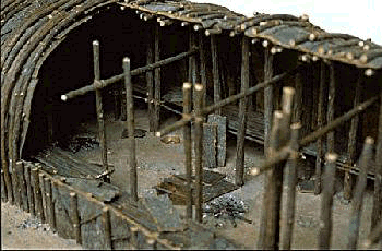 photo of longhouse model