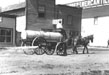 Horse drawn water cart