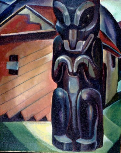 'Kitwanga pole' / Emily Carr / B.C. Archives / PDP00585