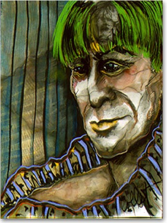 Man With Green Hair