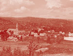 Collection of images of the Seminar of Sherbrooke (2000), a view of a small village